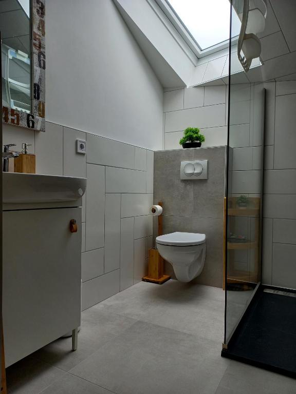 Koupelna v ubytování Major11 apartman - Zsolnay negyed
