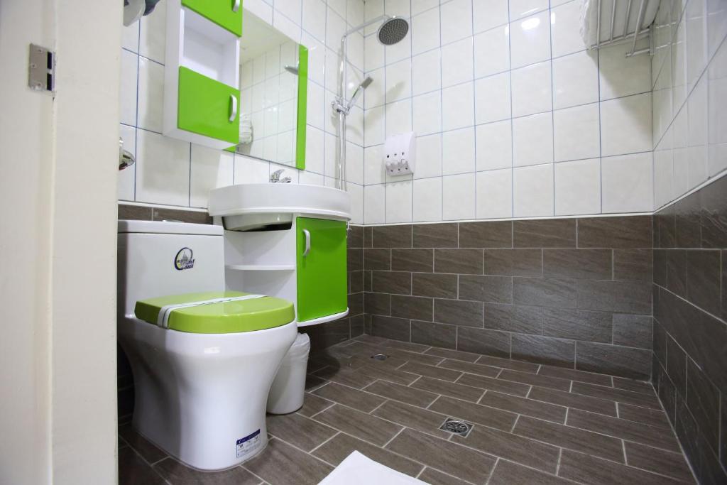 Koupelna v ubytování Clover house-自助式無人旅店