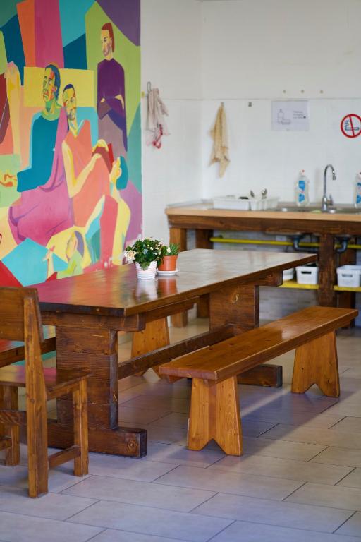 Restaurace v ubytování Backpackers Home
