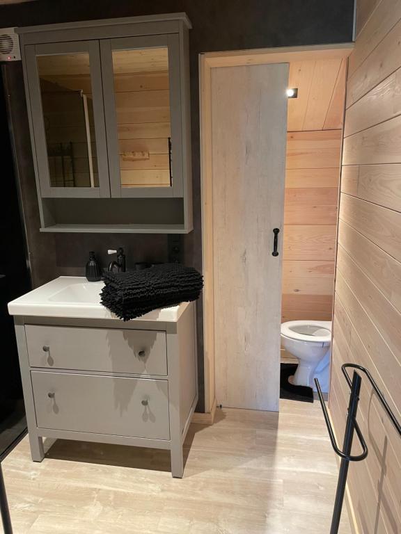 Koupelna v ubytování Chalet Sint-Hubertus Deluxe
