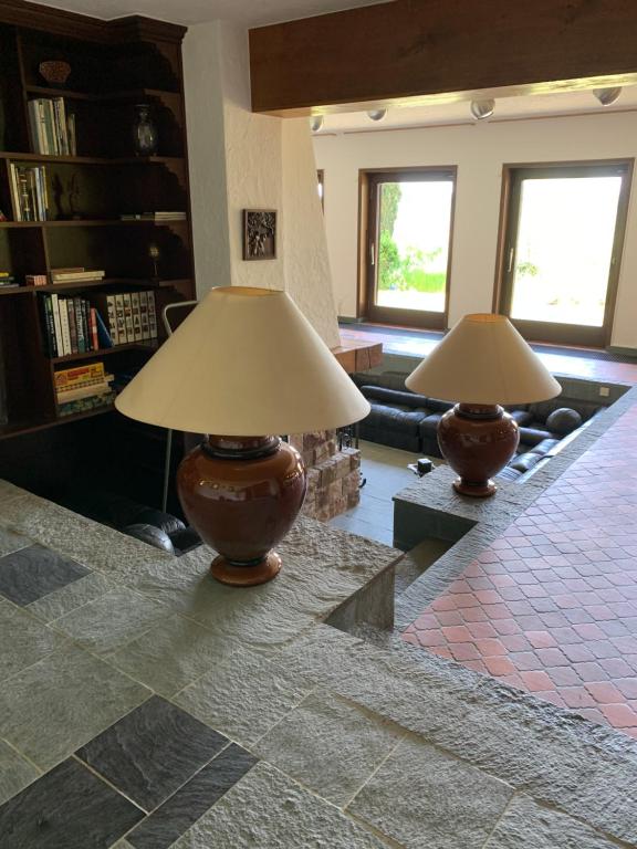 Posezení v ubytování Gîte des Hurlevents