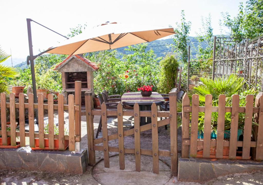 Zahrada ubytování Casa Rural La Aldea