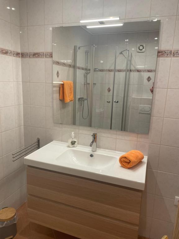 Koupelna v ubytování Am Randersberg - Wohnung Nr 1