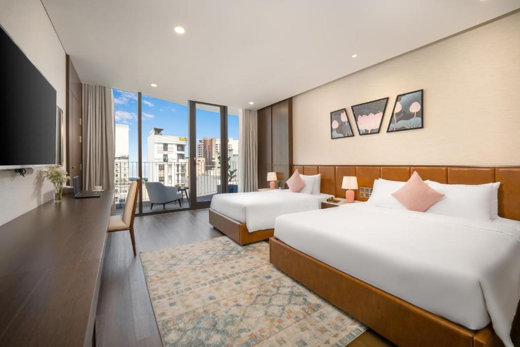 Suite 2 Phòng Ngủ có Ban Công