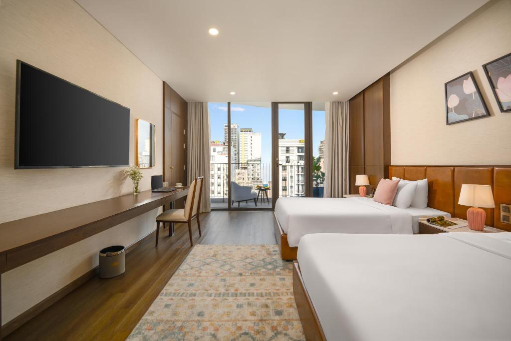 Suite 2 Phòng Ngủ có Ban Công