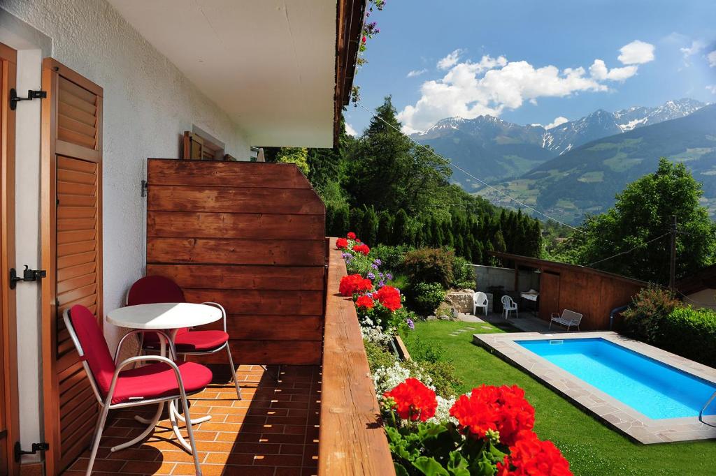 Nespecifikovaný výhled na hory nebo výhled na hory při pohledu z bed and breakfast