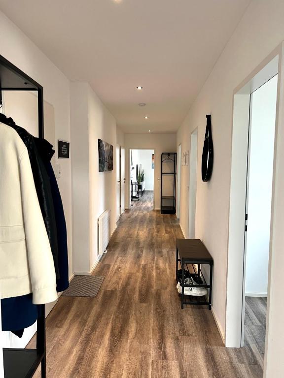 TV a/nebo společenská místnost v ubytování Penthouse im Zentrum von Bregenz