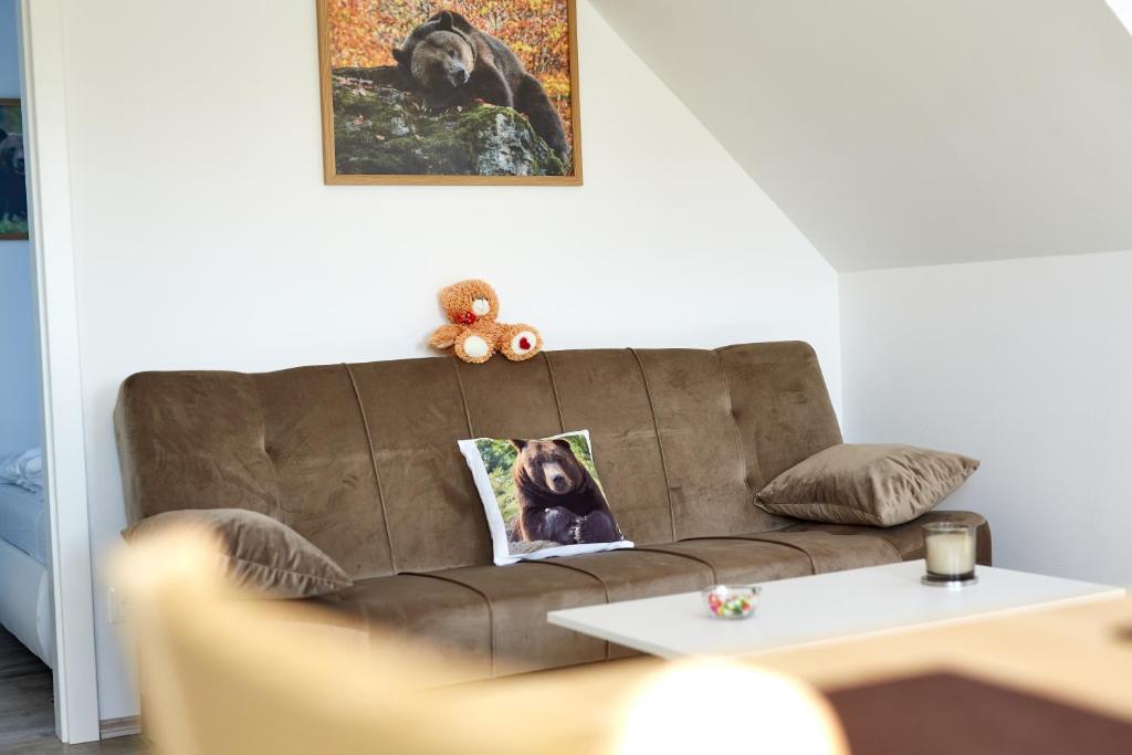Posezení v ubytování Rezeda Vendégház