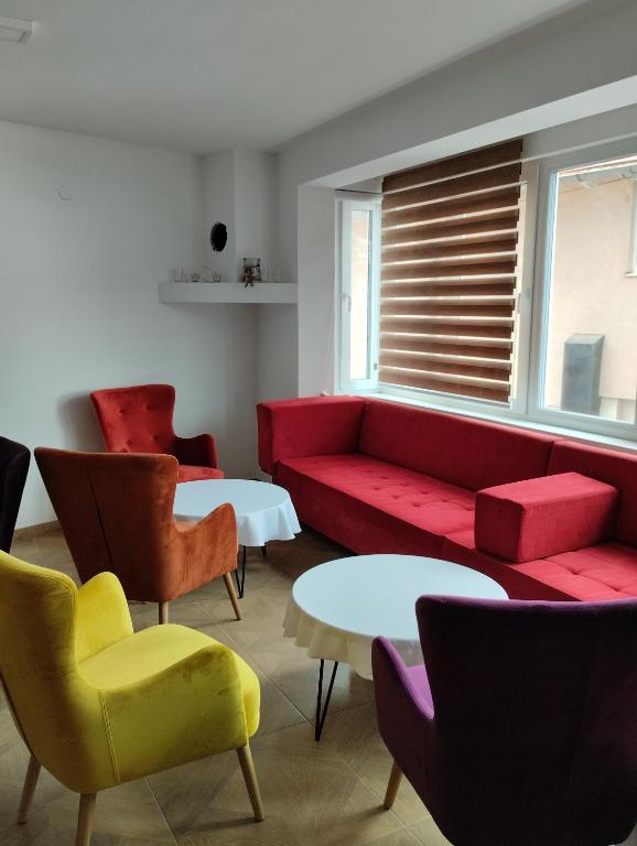 Posezení v ubytování Residence Mahala