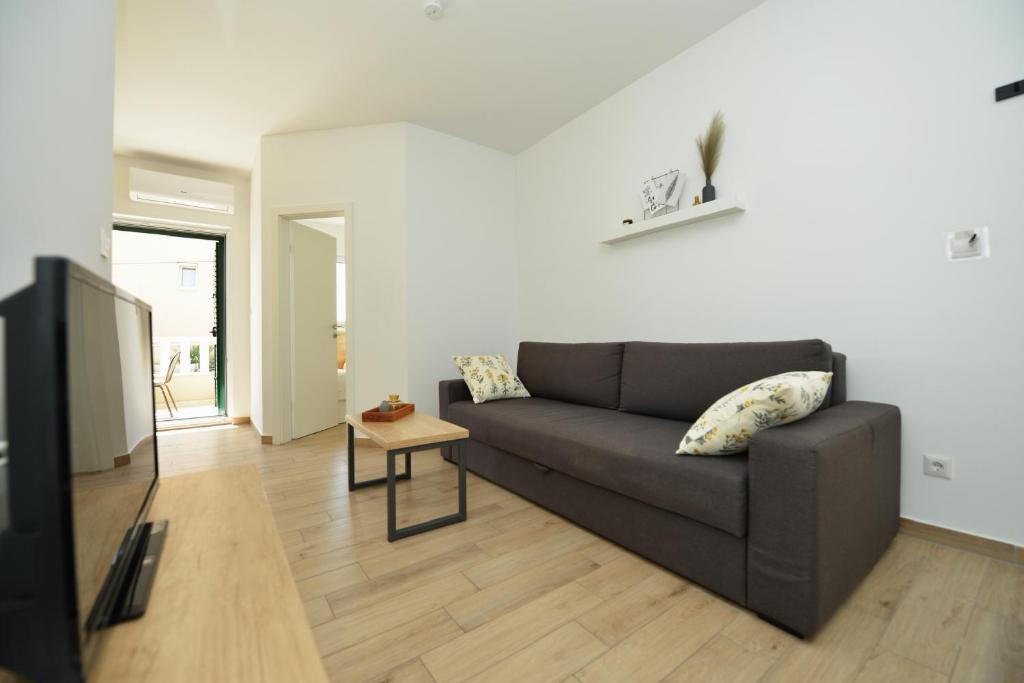 Posedenie v ubytovaní Apartments Villa Tećo mit Pool