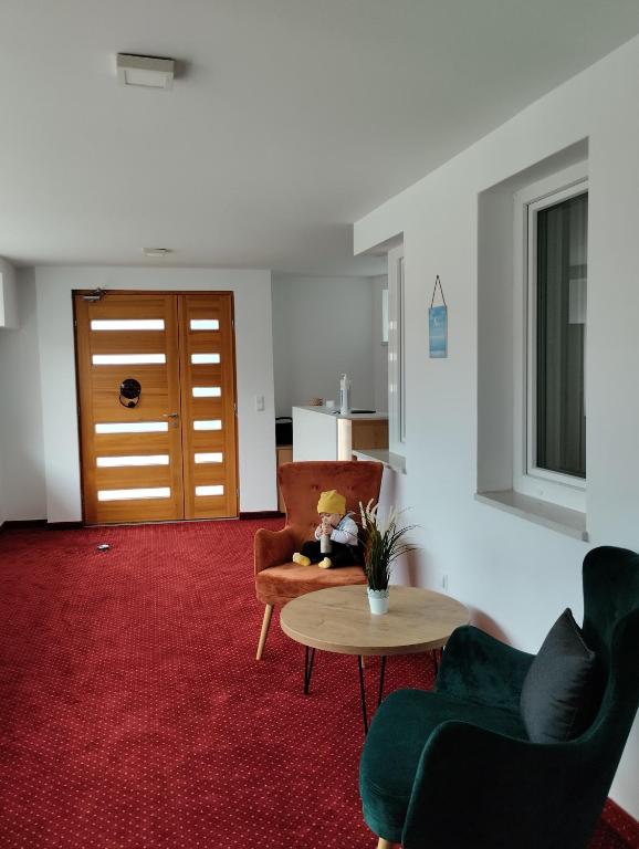 Posezení v ubytování Residence Mahala