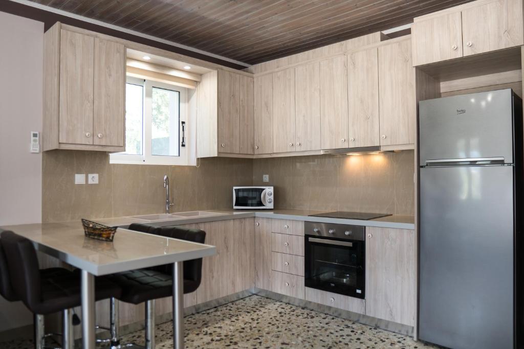 Kuchyň nebo kuchyňský kout v ubytování Nafsika House