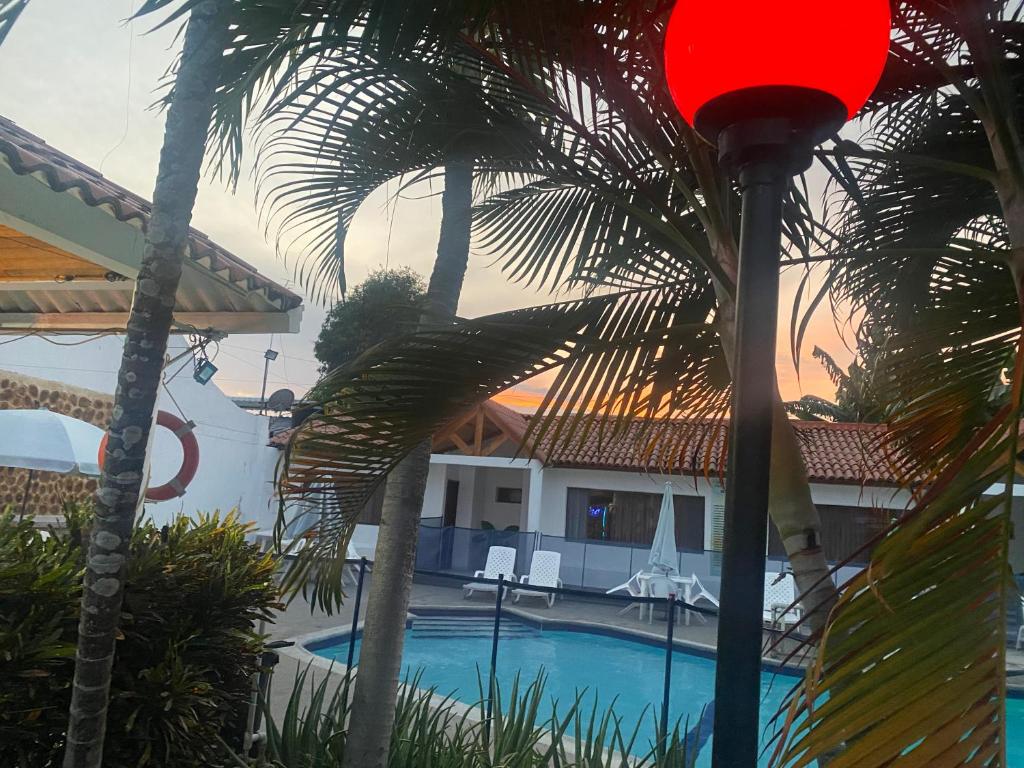 Bazén v ubytování Hotel Villa Ricaurte nebo v jeho okolí