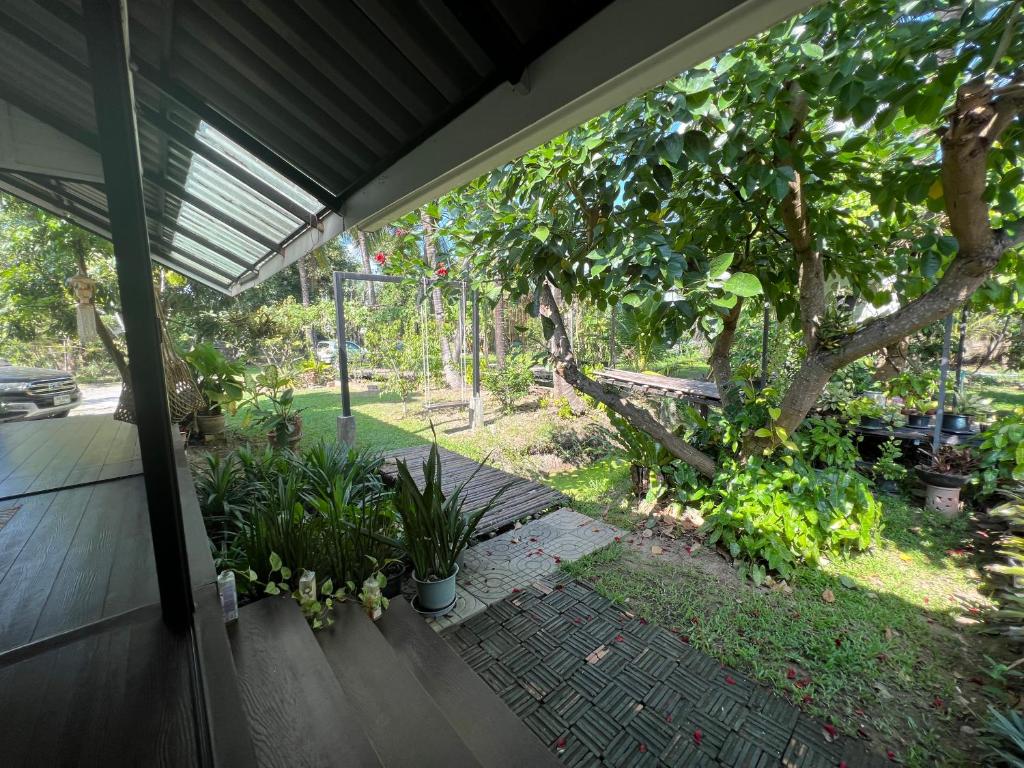 Zahrada ubytování ComeHome Lamphun