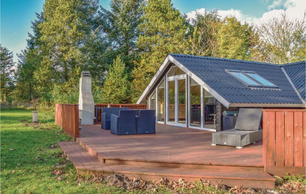 Zahrada ubytování Holiday Home Birkealle Ringkøbing Ii