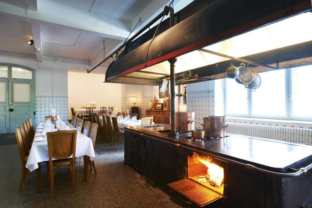 Restaurace v ubytování Kurhaus Bergün