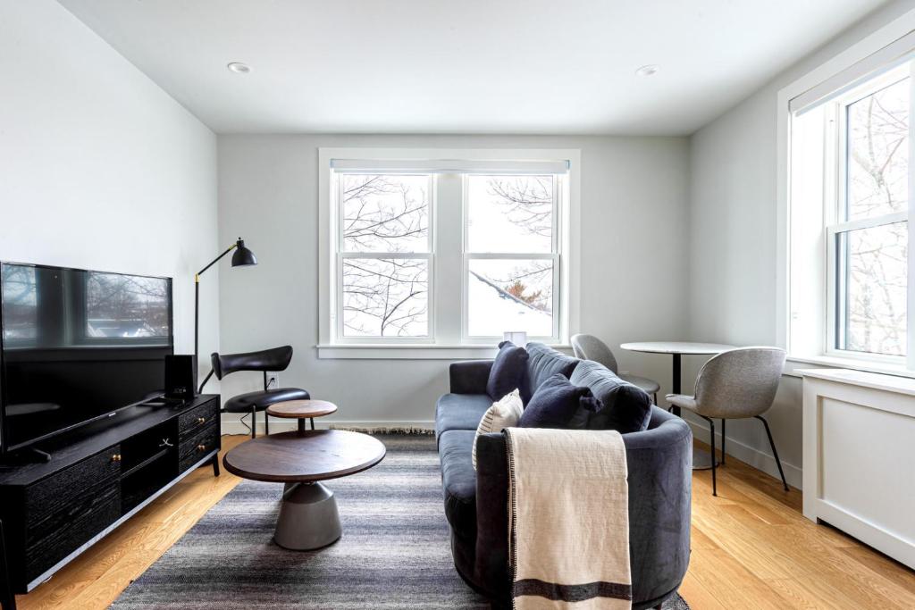 TV a/nebo společenská místnost v ubytování 1BR Minutes from Union Sq Porter Sq Davis Sq BOS-338