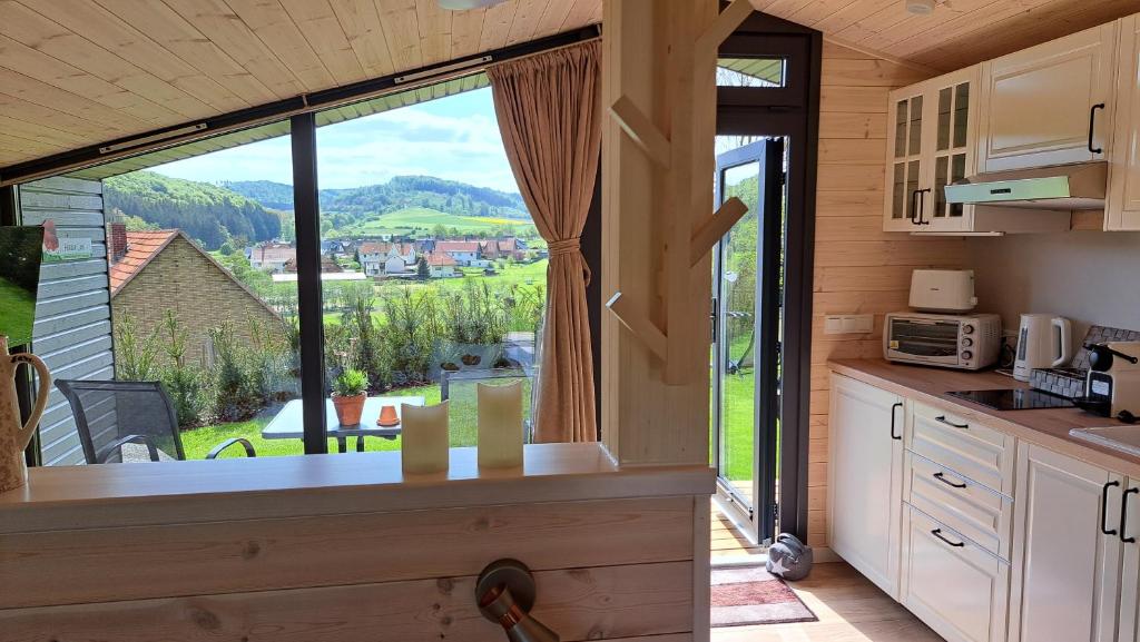 Kuchyň nebo kuchyňský kout v ubytování Sauerland-Tinyworld - Ihr Tiny Ferienhaus im Sauerland am Diemelsee