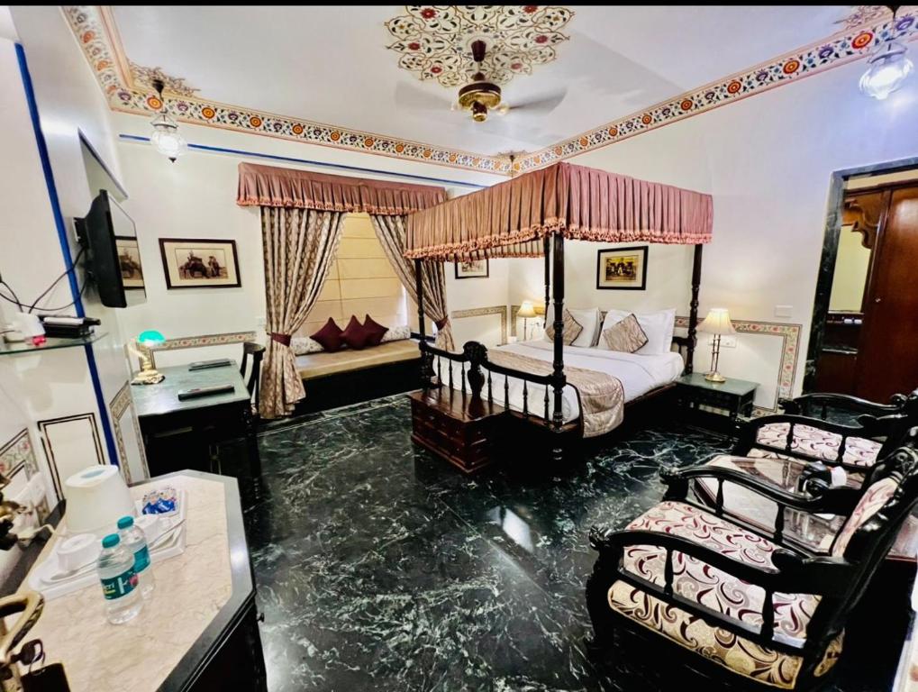 Posezení v ubytování Umaid Mahal - A Heritage Style Boutique Hotel
