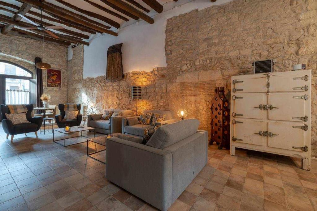 Posedenie v ubytovaní Casa de ensueño en Almatret