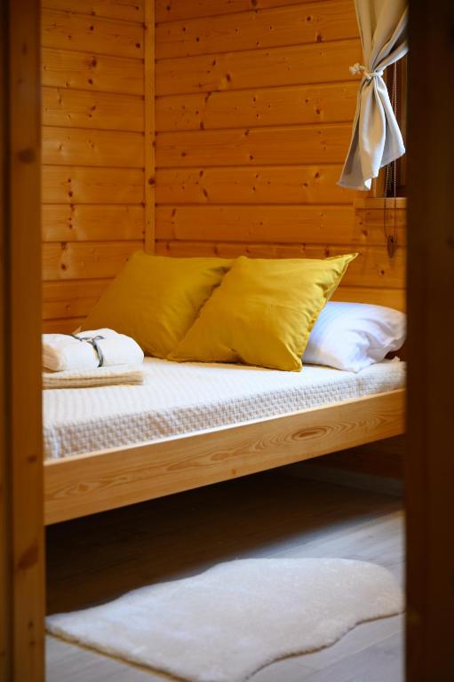 Postel nebo postele na pokoji v ubytování Boho Baltic Resort