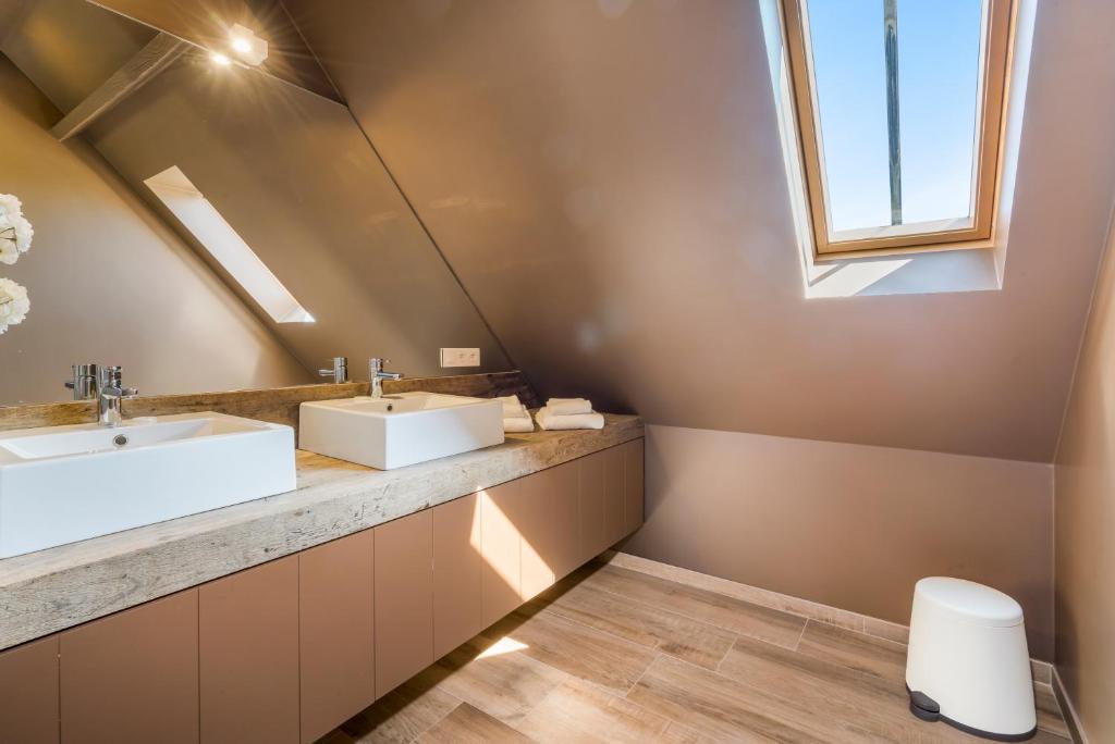 Koupelna v ubytování Hoeve De Zuidhoek