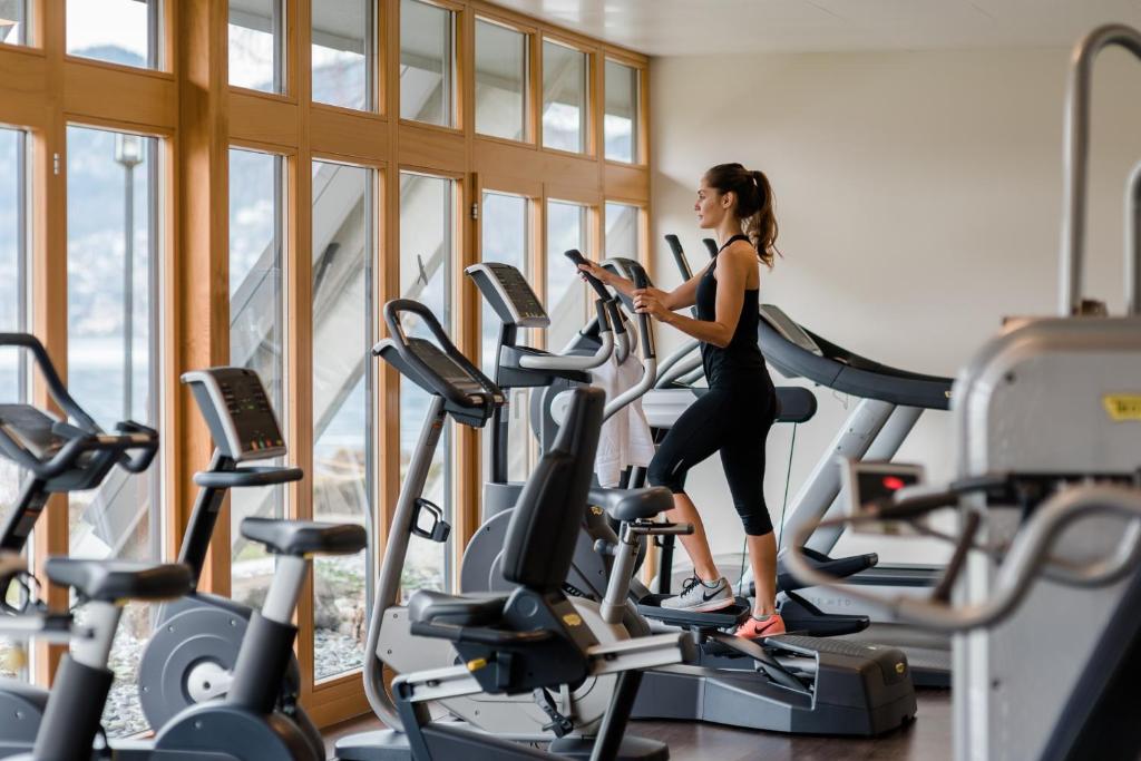 Fitness centrum a/nebo fitness zařízení v ubytování Deltapark Vitalresort Seevillen