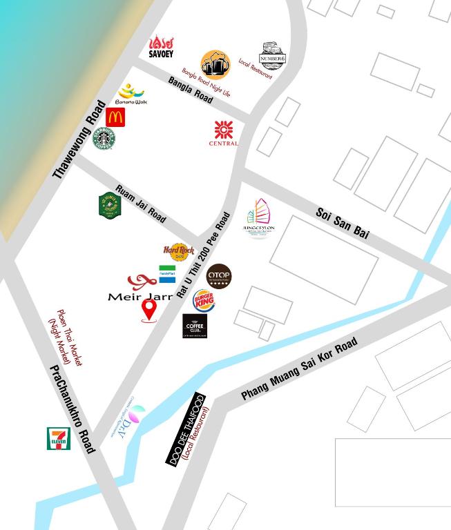 Certifikát, hodnocení, plakát nebo jiný dokument vystavený v ubytování YouDee Hotel Patong - formerly Meir Jarr Hotel Patong
