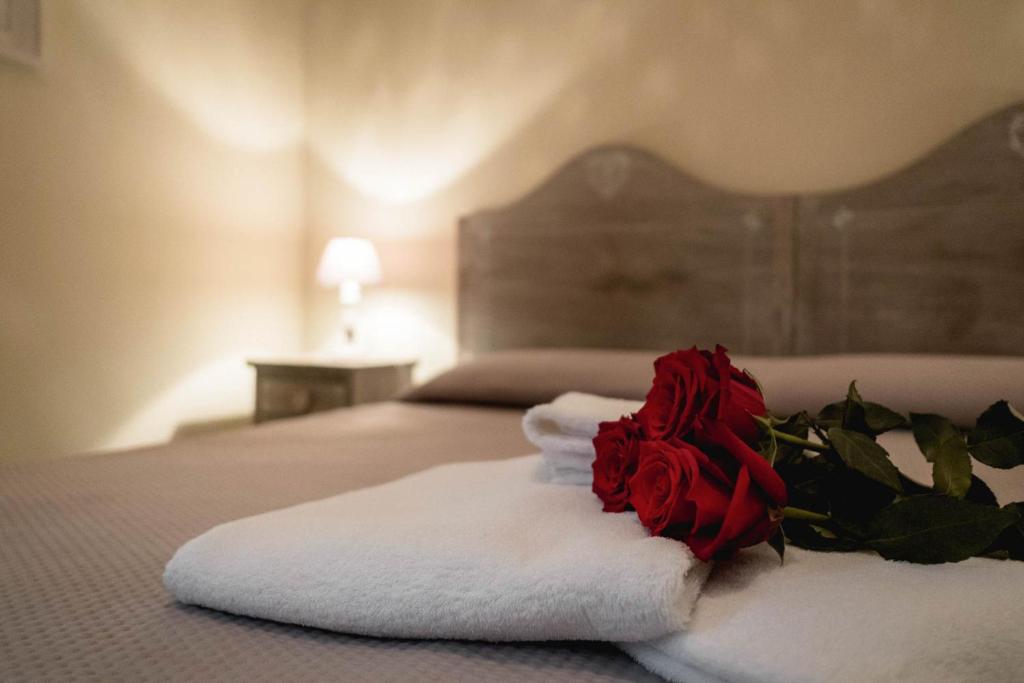 Postel nebo postele na pokoji v ubytování Borgo D'Itria