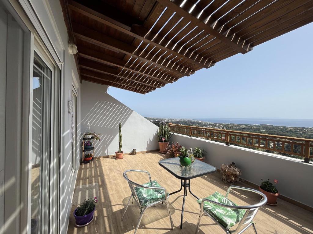 Balkón nebo terasa v ubytování Sea View Loft