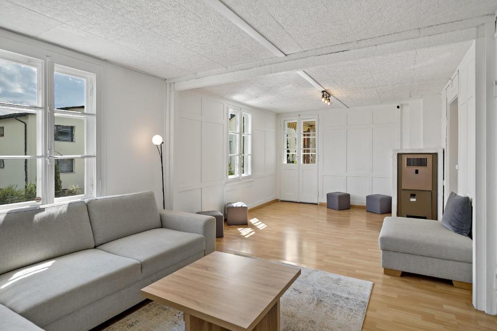 Posezení v ubytování Erlen Rooms