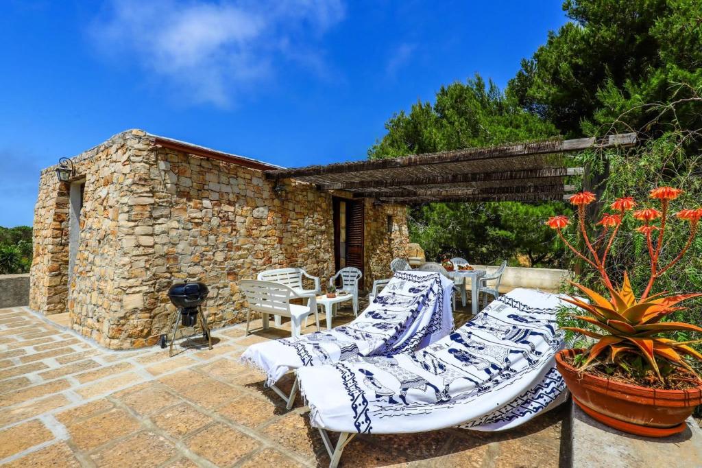 Patio nebo venkovní prostory v ubytování Salento d a mare