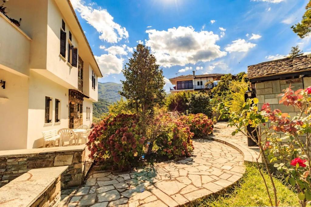 Zahrada ubytování Villa Zina in Pelion