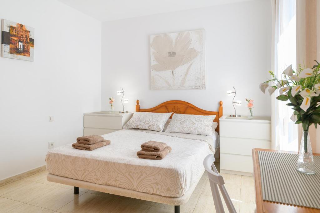 Postel nebo postele na pokoji v ubytování Villa Linda