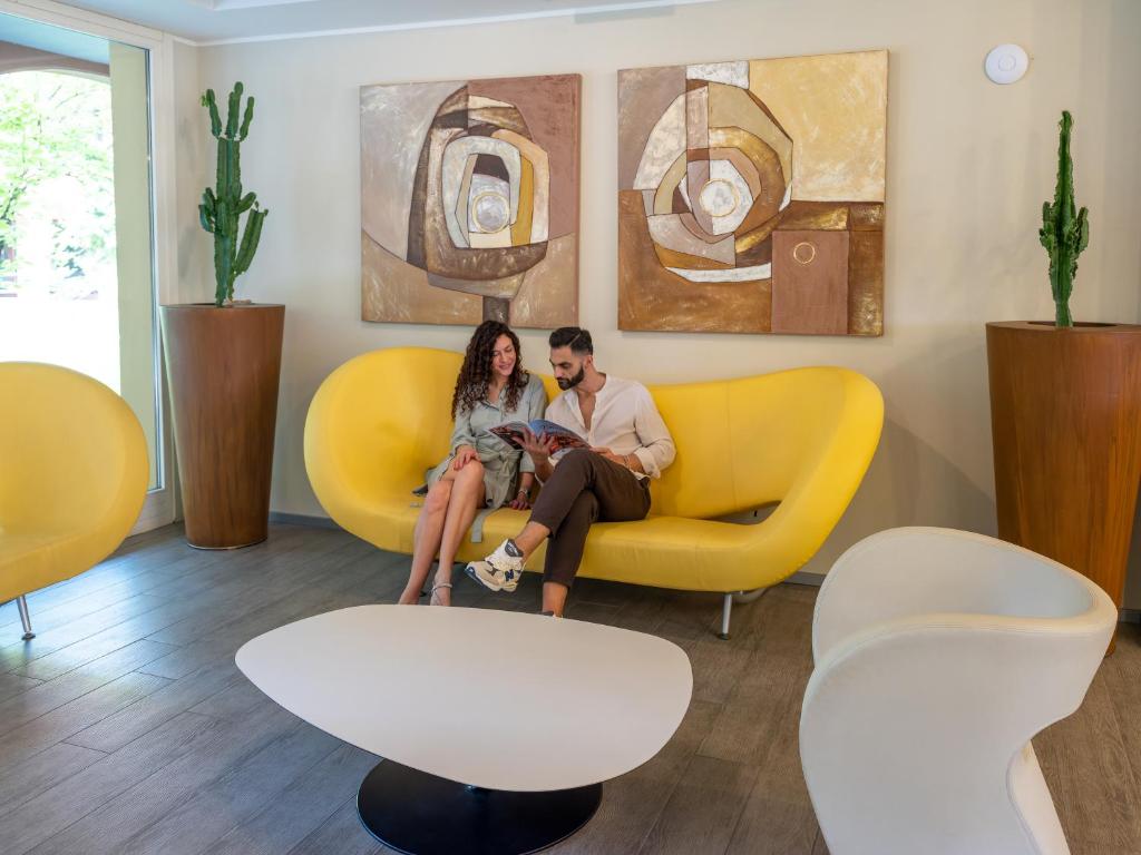 Posezení v ubytování Parc Hotel Gritti