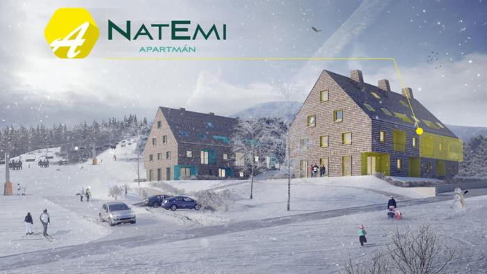 Apartmán NatEmi u sjezdovky Filipovice v zimě