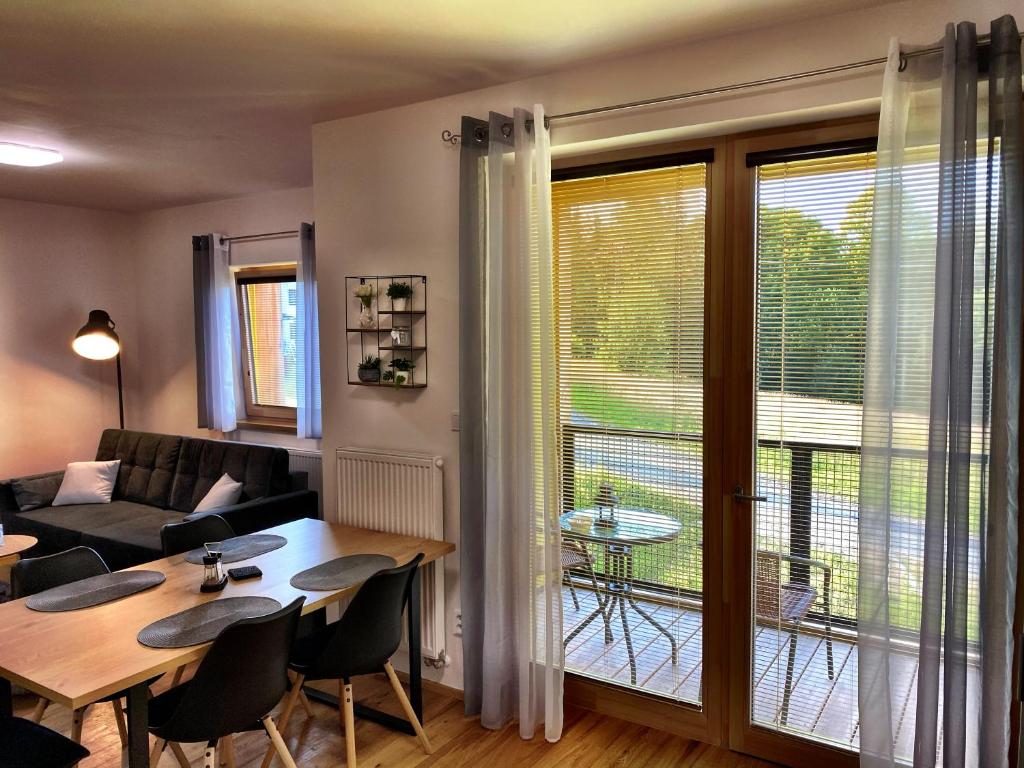 Posezení v ubytování Apartmán NatEmi u sjezdovky Filipovice