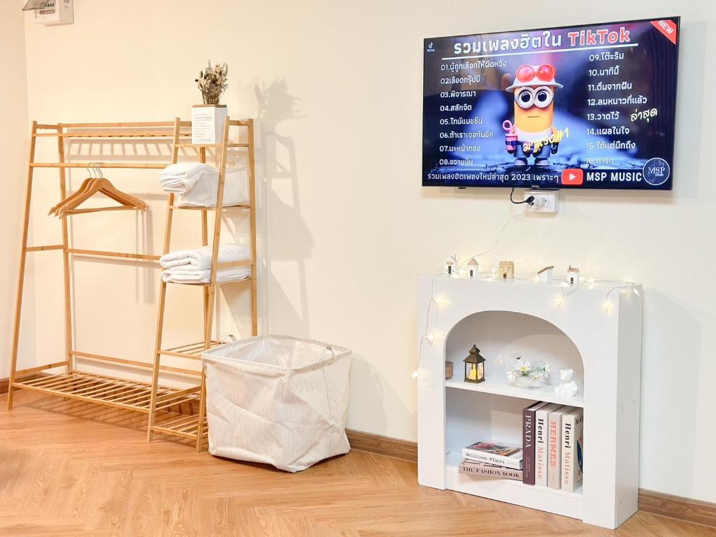 Postel nebo postele na pokoji v ubytování NK hostel