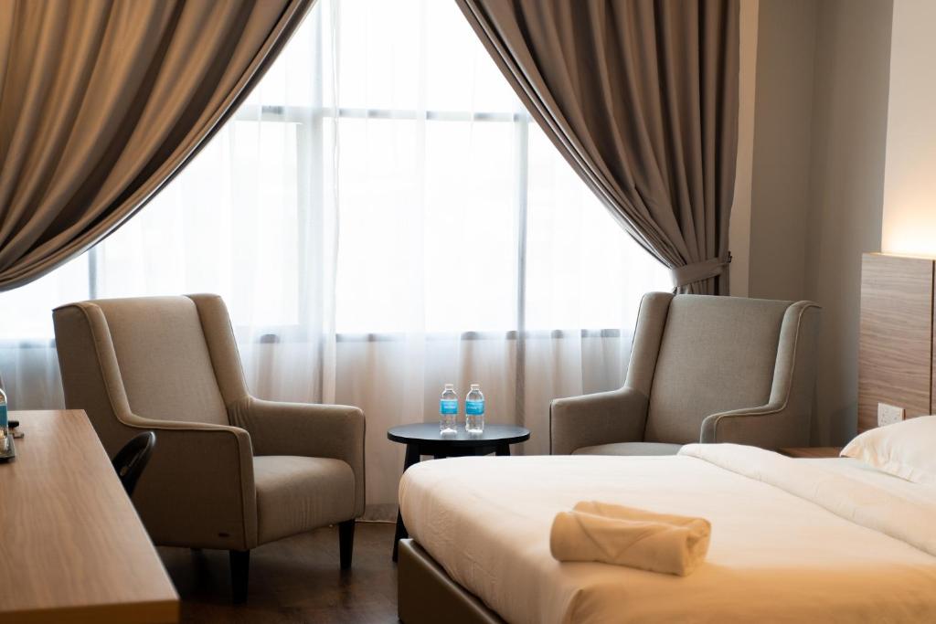 Posezení v ubytování RM Hotel Muar
