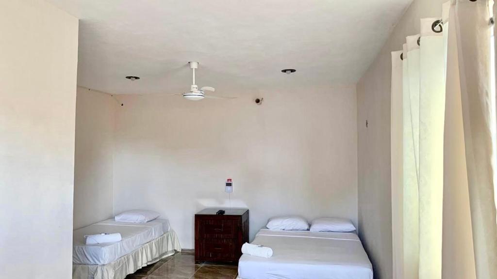 Postel nebo postele na pokoji v ubytování posada cándita