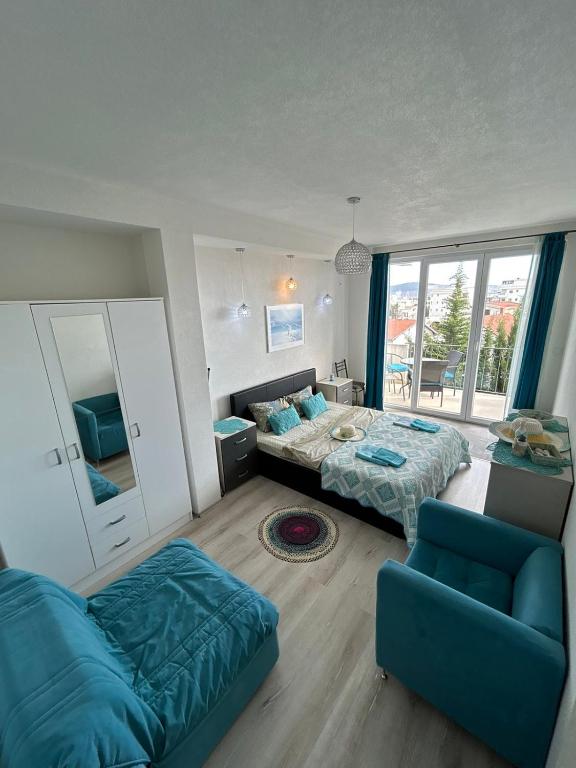 Гостиная зона в Aparthotel Monterria