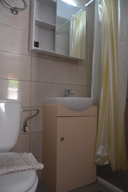 Koupelna v ubytování Poseidon Studios Chania Center