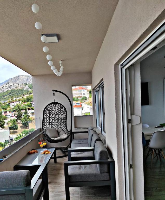 Výhľad na hory alebo výhľad na hory priamo z apartmánu