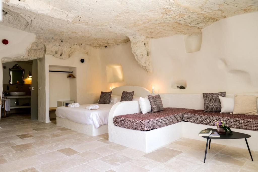 Posezení v ubytování Masseria D'Erchia