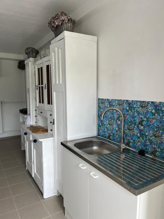 Kuchyň nebo kuchyňský kout v ubytování Apartmán Michaela