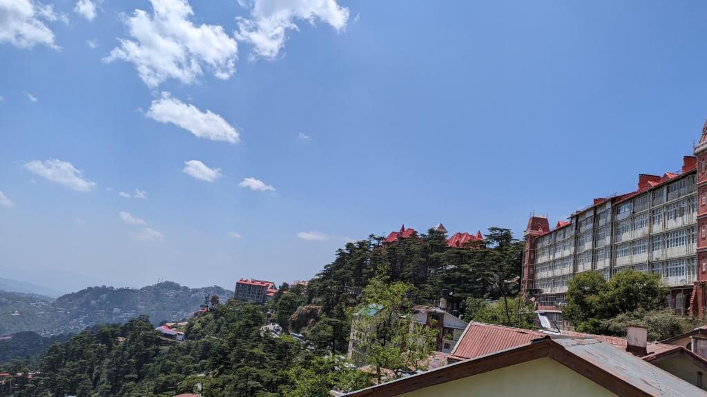 Nespecifikovaný výhled na hory nebo výhled na hory při pohledu z bed and breakfast