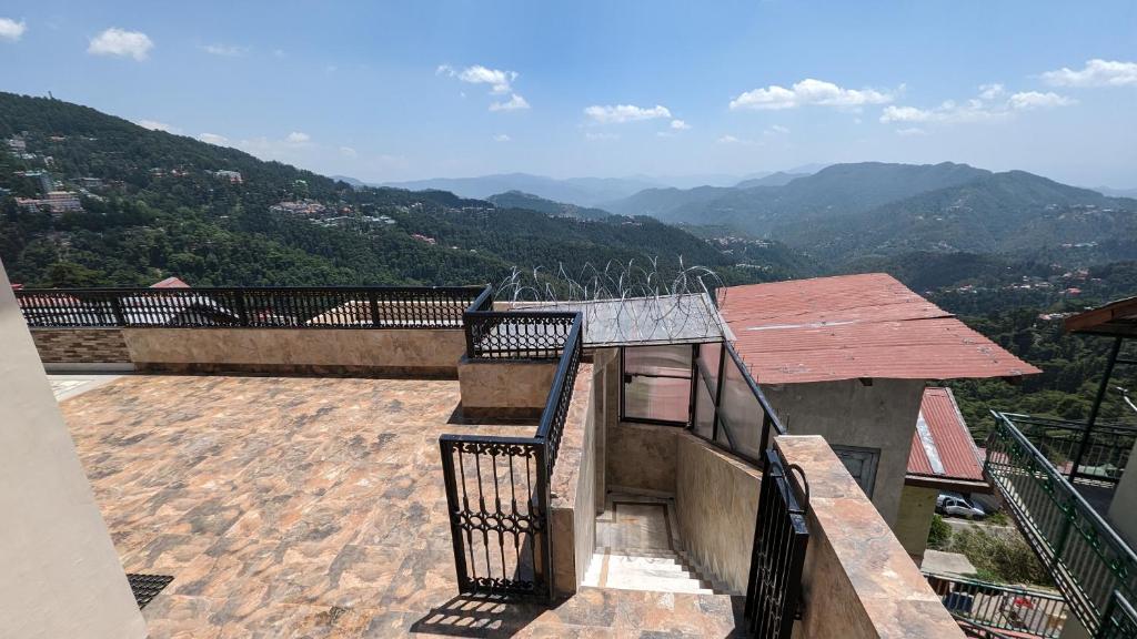 Nespecifikovaný výhled na hory nebo výhled na hory při pohledu z bed and breakfast