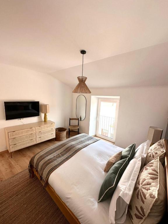 Postel nebo postele na pokoji v ubytování Viva! Farmhouse