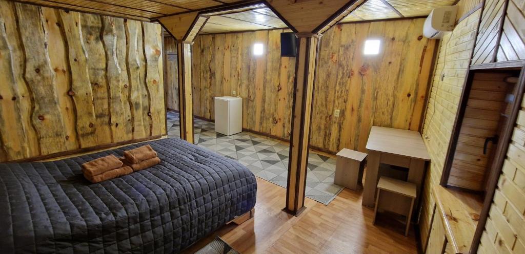 Postel nebo postele na pokoji v ubytování Kolyba Complex