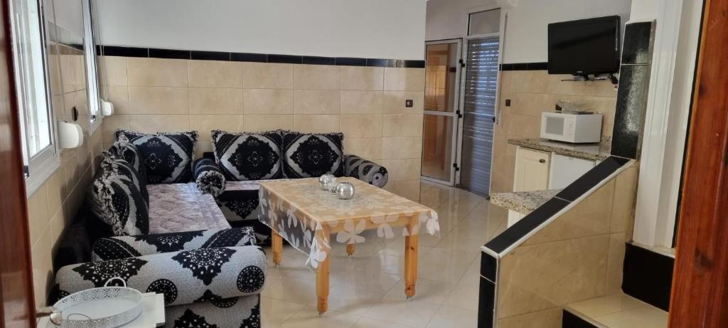 Kuchyň nebo kuchyňský kout v ubytování Appartement Mirador